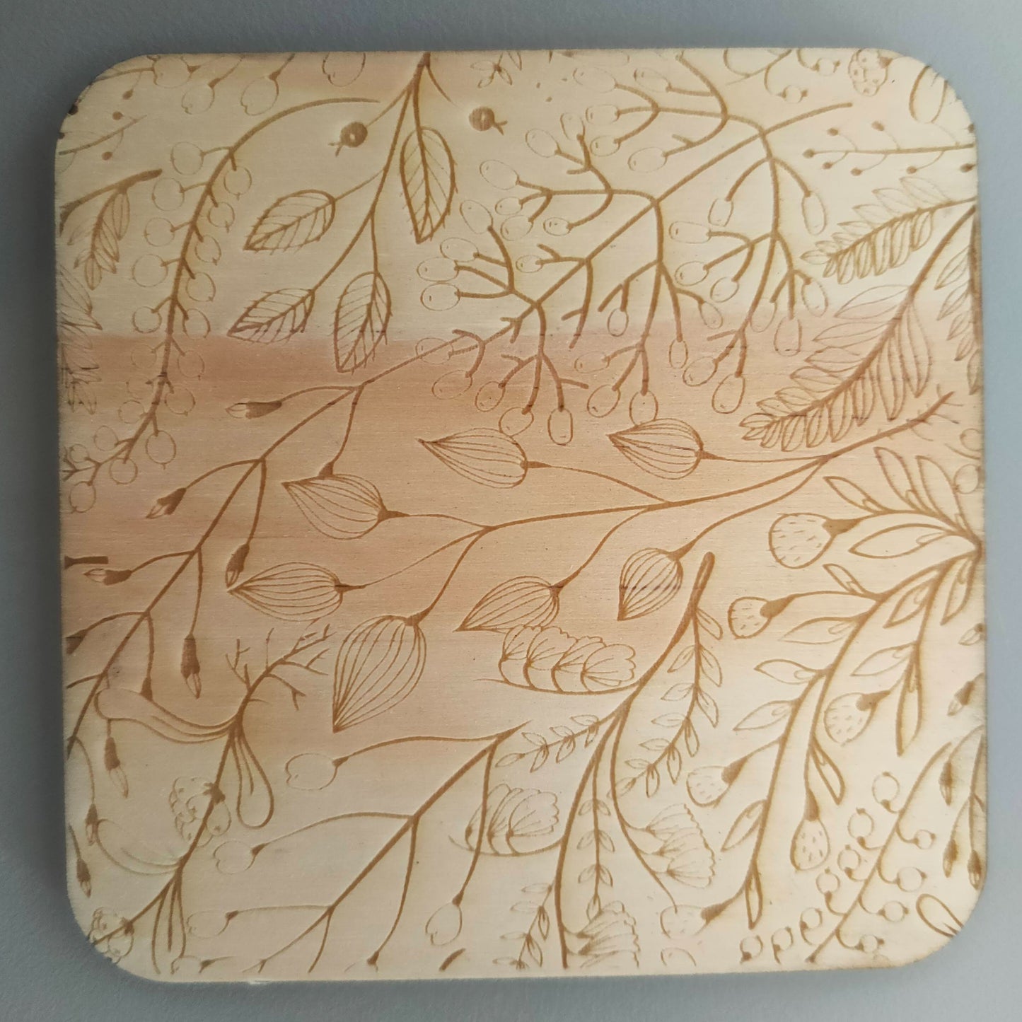 Floral Square Coasters