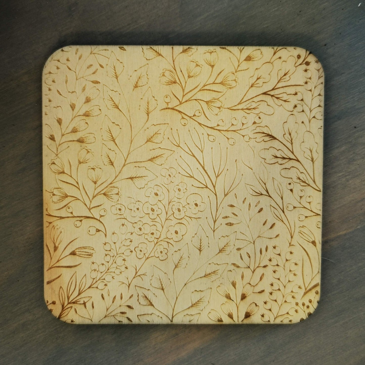 Floral Square Coasters