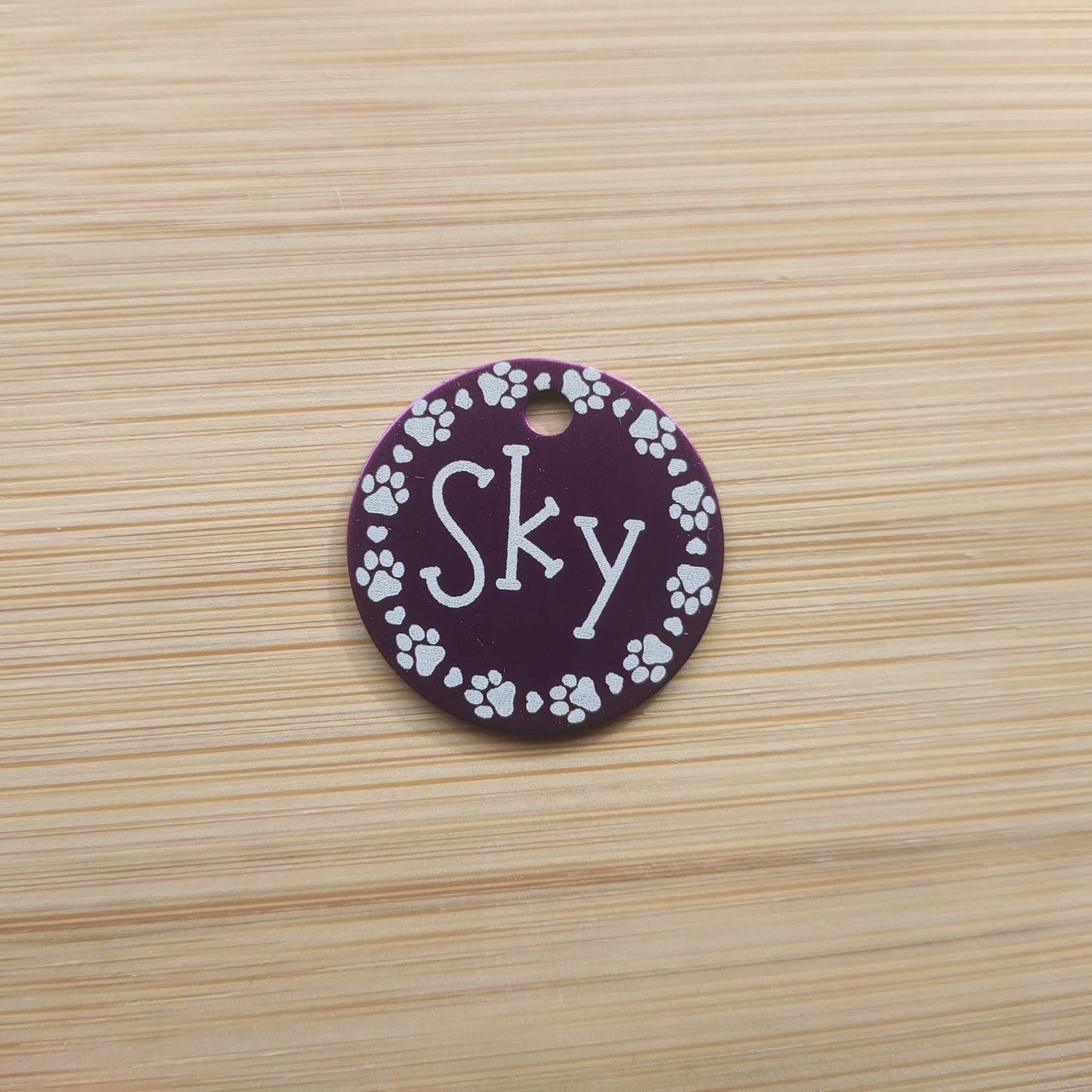 Circle Pet Tag