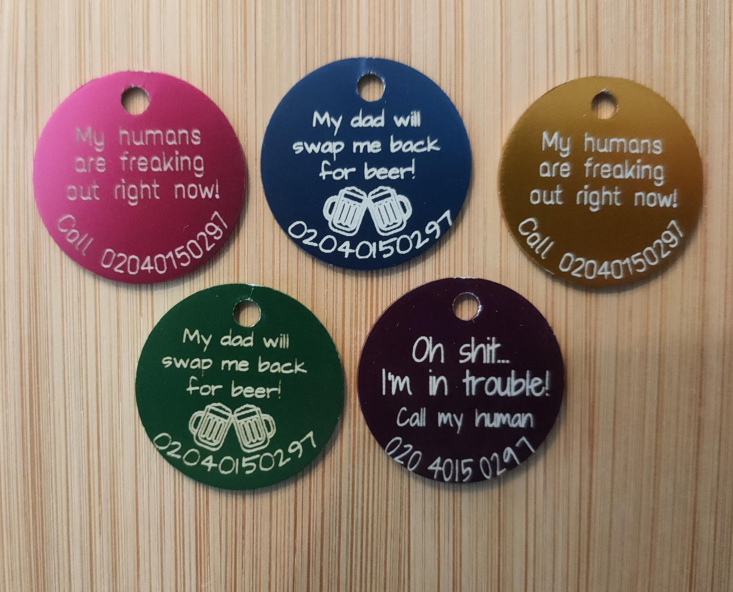 Circle Pet Tag