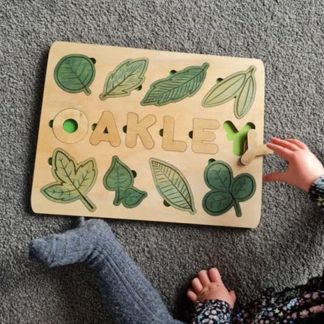 'Autumn Leaves' Wooden Kids Puzzle
