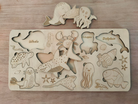 'Under the Sea' Wooden Kids Puzzle