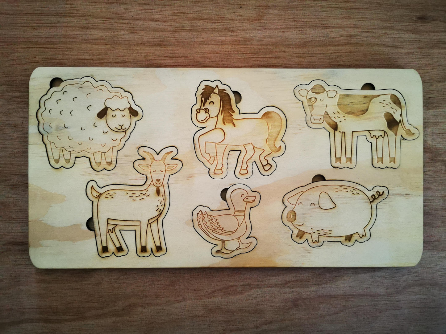 'On the Farm' Wooden Kids Puzzle